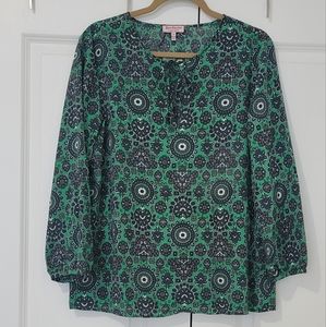 Juicy Couture Paisley top size 10